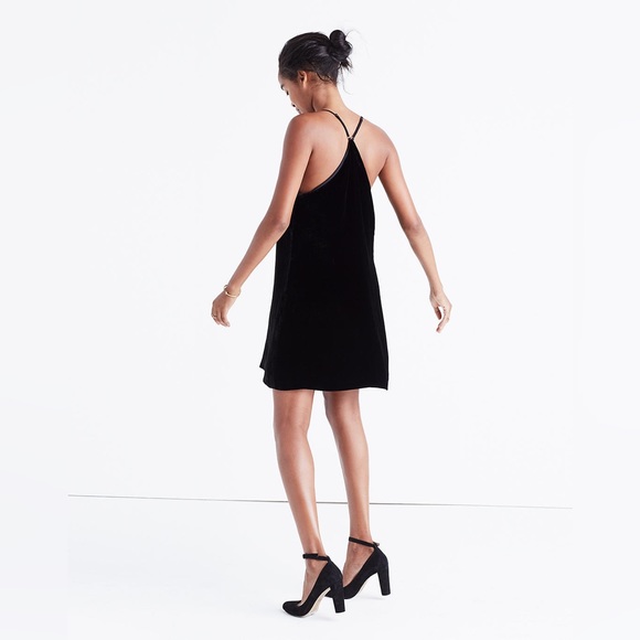 NWT Madewell | Velvet Slip Dress - Picture 3 of 8